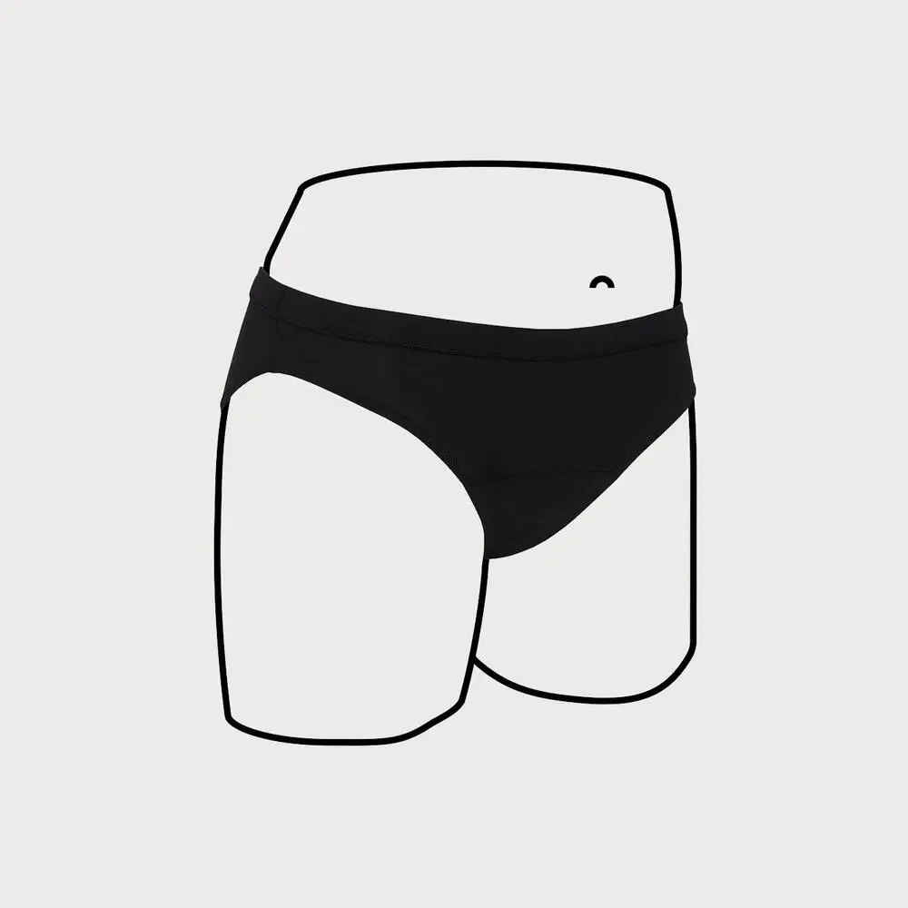 Thinx 3-Pair All-Day Bikini Kids Teens Kit, Period Underwear, Size 11-12 Medium - Picture 4 of 5